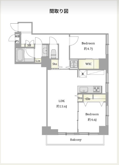 【間取り】 | ★仲介手数料無料★ シンエイマンション第２蔵前 (新規リノベーション工事中）