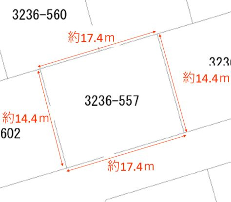 虹ヶ丘七丁目　売土地の土地図