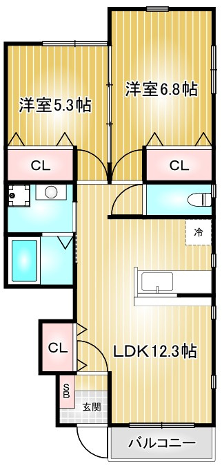 グリーンハウス｜名古屋市の賃貸ならMy賃貸の間取り|グリーンハウス