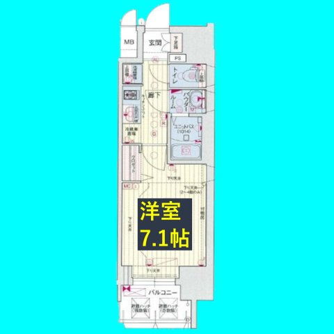 プレサンス桜通ベルノの間取り