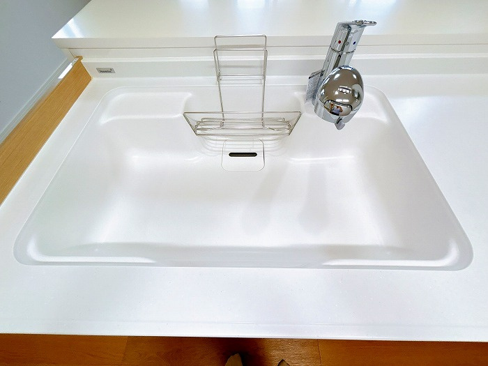 岡山市東区富士見町1丁目 中古住宅のキッチン|◆キッチンは新品に交換済みです。