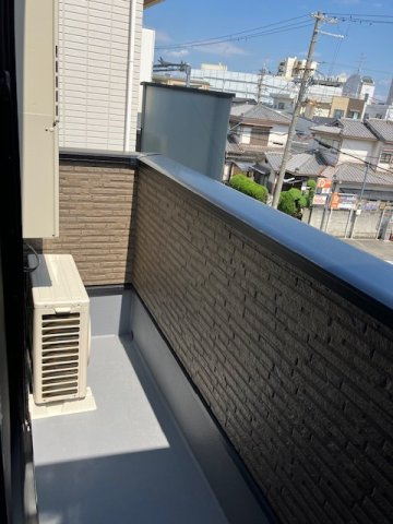 リレックス鳳中町のバルコニー