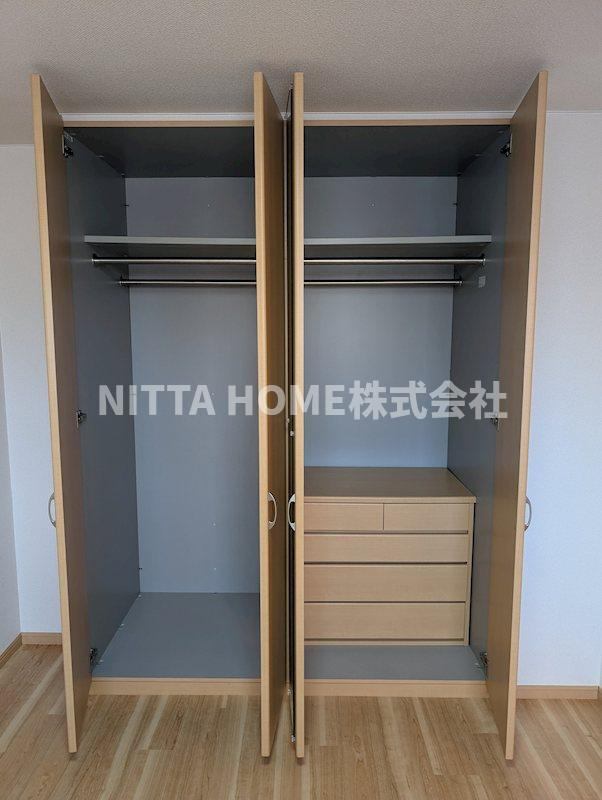 福知山市字篠尾の賃貸マンションの収納|豊富な収納も嬉しいPOINT★