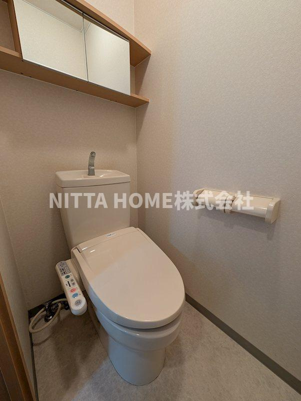 福知山市字篠尾の賃貸マンションのトイレ|もちろん、ウォシュレット付き♪