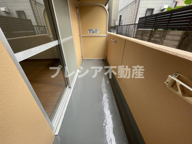 エスタシオン甲子園口のバルコニー