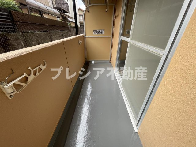 エスタシオン甲子園口のバルコニー