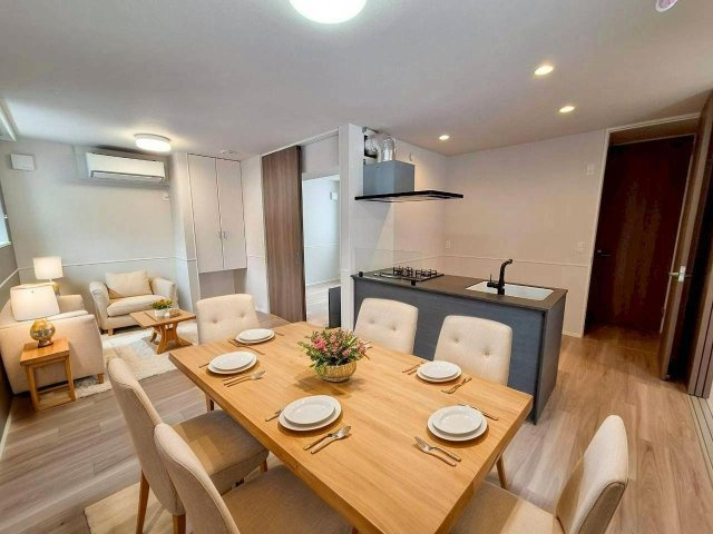 （仮称）梅里２丁目ヘーベルメゾンの居間・リビング|１０１号室の室内イメージパースです