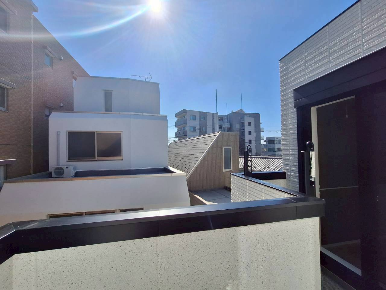 （仮称）梅里２丁目ヘーベルメゾンの外観パース|外観　完成予想パース