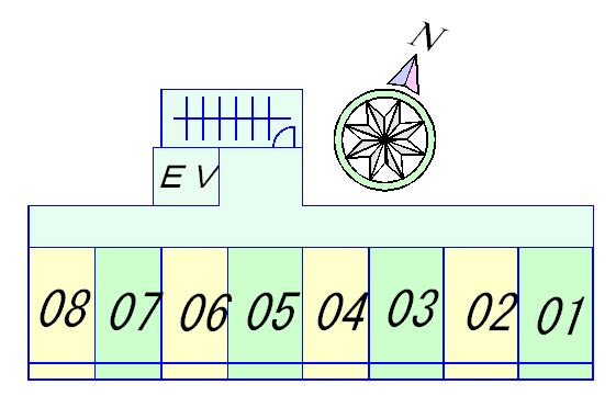 【区画図】 | プリオールＺＥＮ弐番館