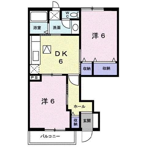 シーサイド西ノ浜Ｂの間取り