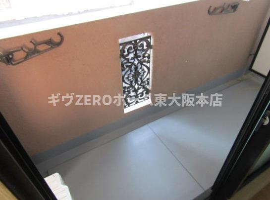 ピスケス花園のバルコニー