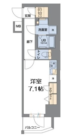 【間取り】 | Metrosa谷町六丁目South