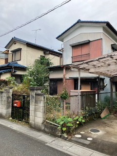 【外観】 | 売地　桶川市坂田西 | 古屋あり　