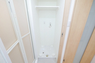 【設備】 | THE TERRACE天王寺 MK | 洗濯機置き場です