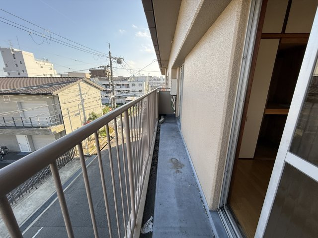 ヴィラ箕面のバルコニー