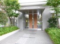 サンフル芝浦キャナルオーパスのエントランス