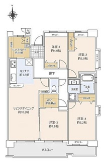 【間取り】 | ハイラーク戸田公園