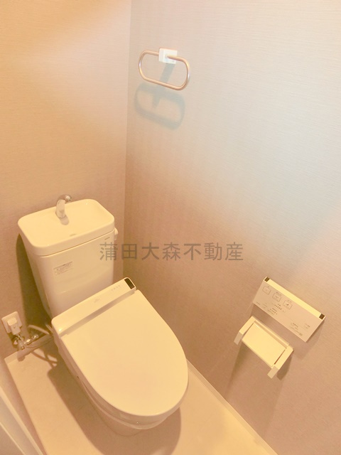 カレススタイル多摩川のトイレ|温水洗浄便座付きトイレ