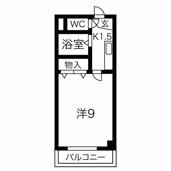 桜マンションIIの間取り