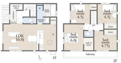 【GRAFARE　ZEH水準仕様】小平市上水新町５期の間取り|〇 本物件【１号棟】の間取・平面図です〇　敷地面積:110.01㎡　建物面積:87.76㎡　
