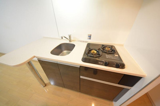 【キッチン】 | ISM谷町六丁目 | ISM谷町六丁目　ガス2口コンロシステムキッチン