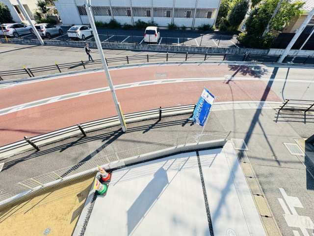 市川市国府台５丁目新築戸建【国府台小学校：10分】の展望|バルコニーより南側眺望・南道路で日当たり良好♪