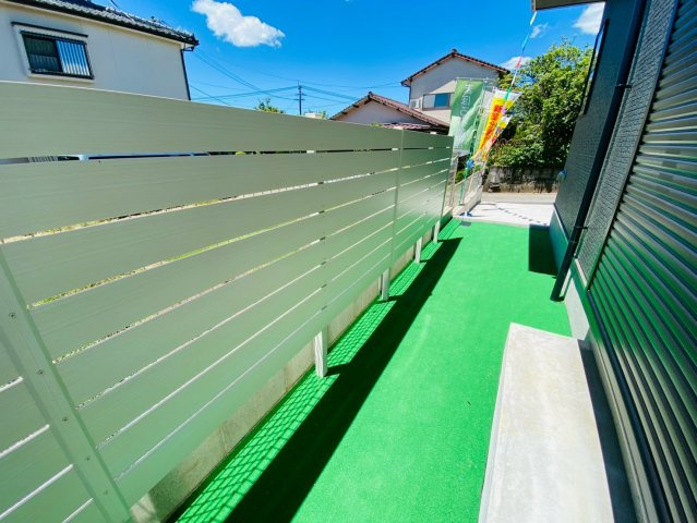 ハートフルタウン／北区池田３丁目769番／B号棟の庭