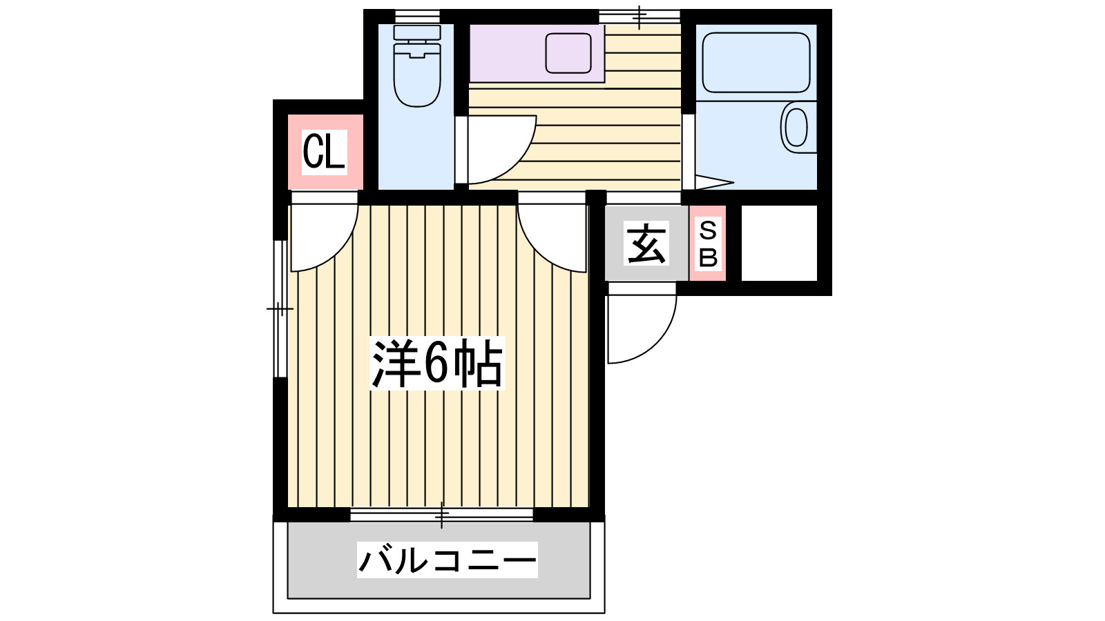 カーサ滝の茶屋の間取り