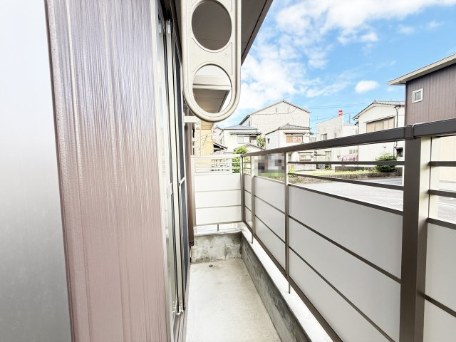 シャーメゾンかすみのバルコニー