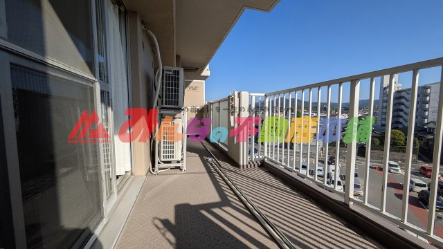 ファミールハイツ久留米弐番館のバルコニー