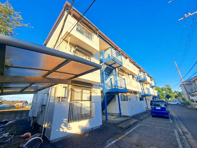 富士見市関沢２丁目の賃貸マンションの外観パース