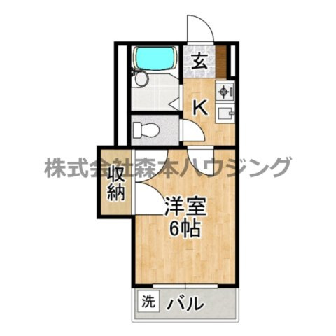 【間取り】 | 　シャルマン河原