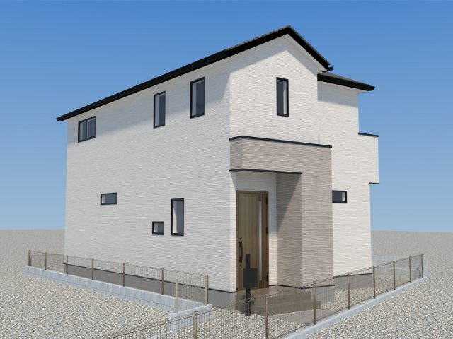 【外観パース】 | 糟屋郡粕屋町花ヶ浦4丁目戸建 | 外観パースです