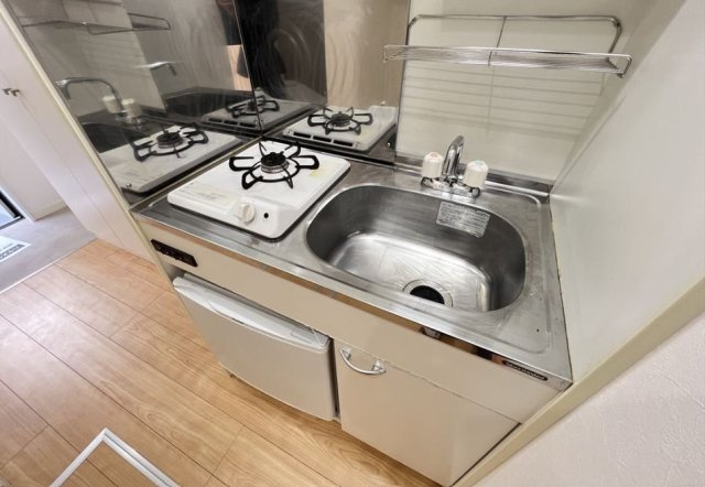 中野区沼袋２丁目のアパートのキッチン