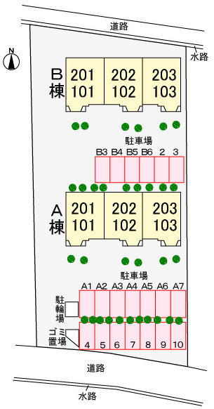 メゾンあゆみＡの駐車場|駐車場