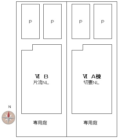 西本町３－２１３ＫＯＤＡＴＥＸⅥＢの区画図