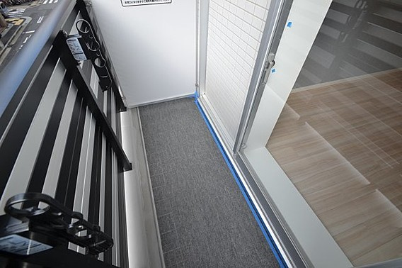 アドバンス神戸ラフィナートのバルコニー