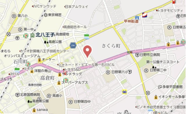 祝：成約済み　ヒューマンスクエア豊田　八王子市　中古マンションの地図|～仲介手数料無料☆八王子ひなた不動産～ヒューマンスクエア豊田