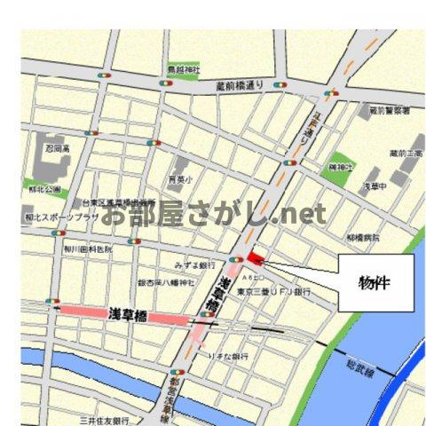 パークアクシス浅草橋の地図