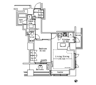 【間取り】 | パークアクシス代官山