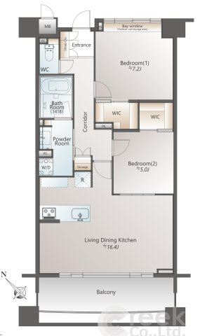 海見え！ファミール南葉山西海岸通り　1階の間取り|導線を考えられた間取り