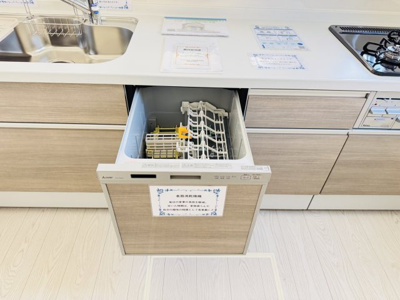 【キッチン】 | 市川市若宮２丁目新築戸建【若宮小学校：8分】 | 家事の手間をグッと省けるビルトイン食洗器