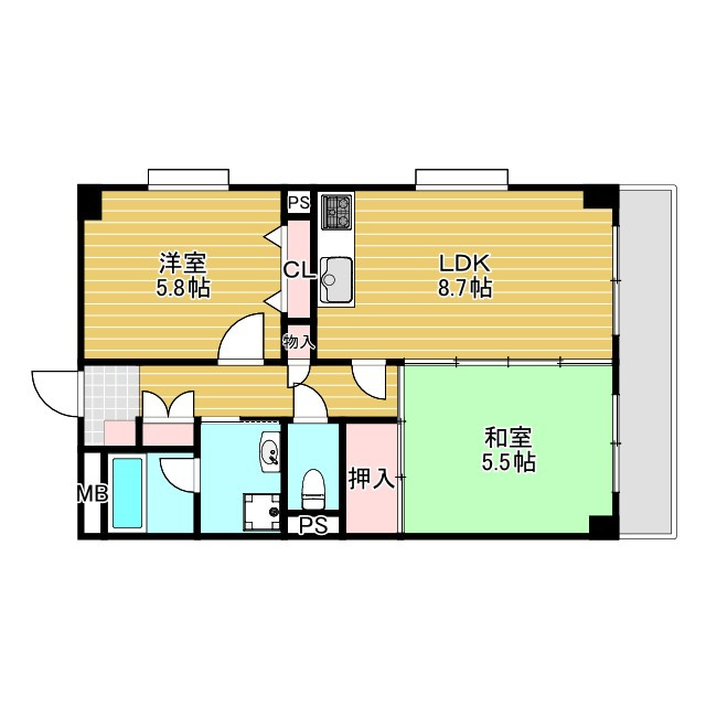 パークモダン伊丹の間取り