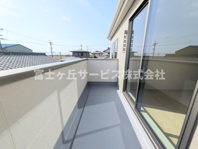 【バルコニー】 | 磐田市中野 2期 新築一戸建て | バルコニーです