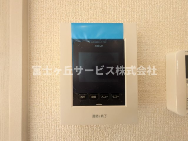 【セキュリティ】 | 磐田市中野 2期 新築一戸建て | TV付インターホンです