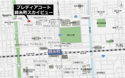 【地図】 | プレディアコート錦糸町スカイビュー