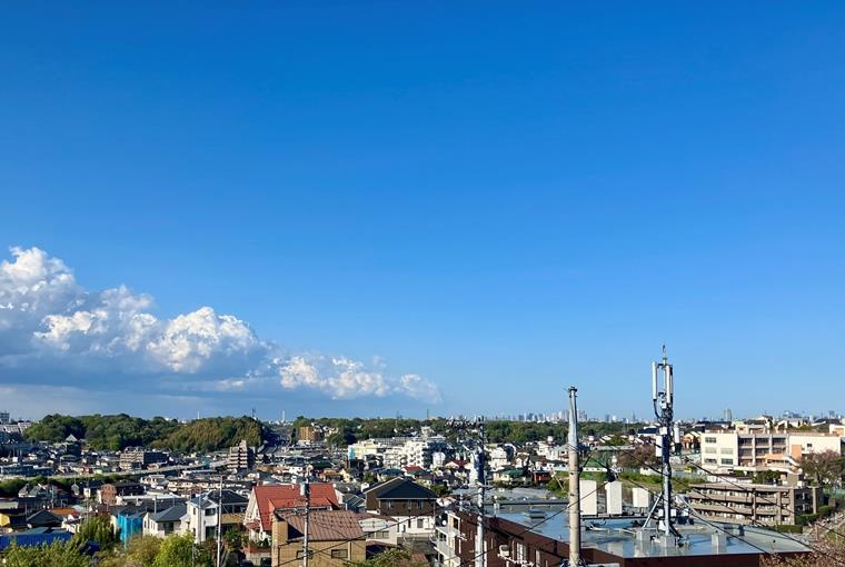 宮前平グリーンハイツ１６号棟の展望