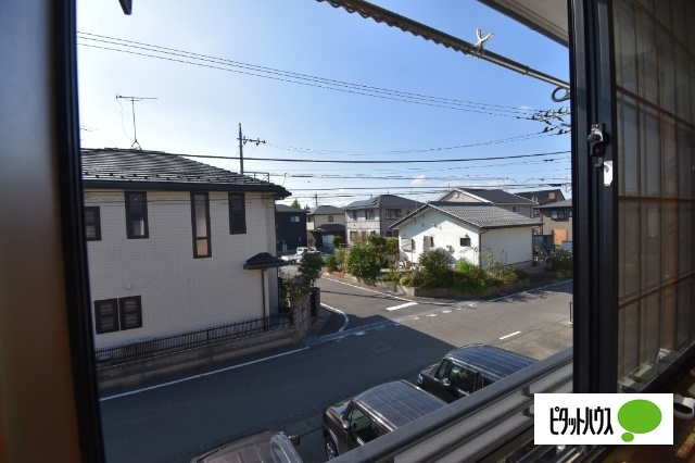 ハイブリッジ　Ａのバルコニー
