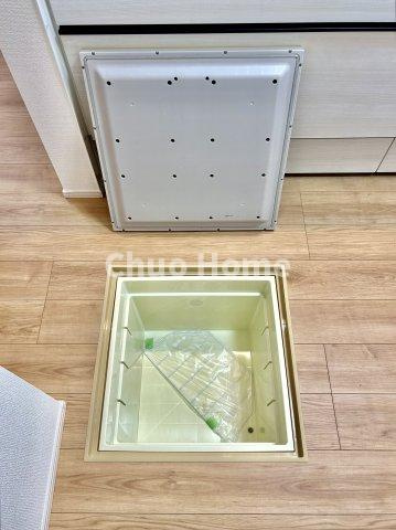 葛飾区東水元5丁目新築分譲住宅の収納|床下収納