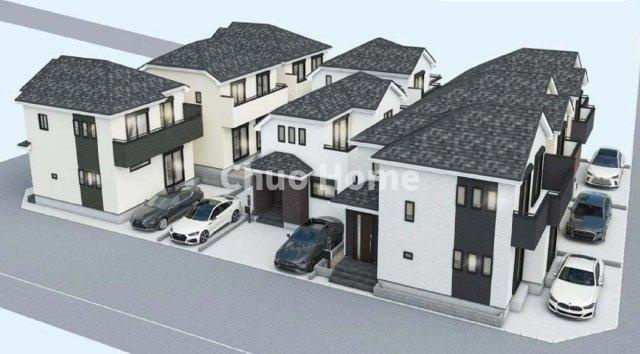 葛飾区東水元5丁目新築分譲住宅の完成予想図|【外観パース】